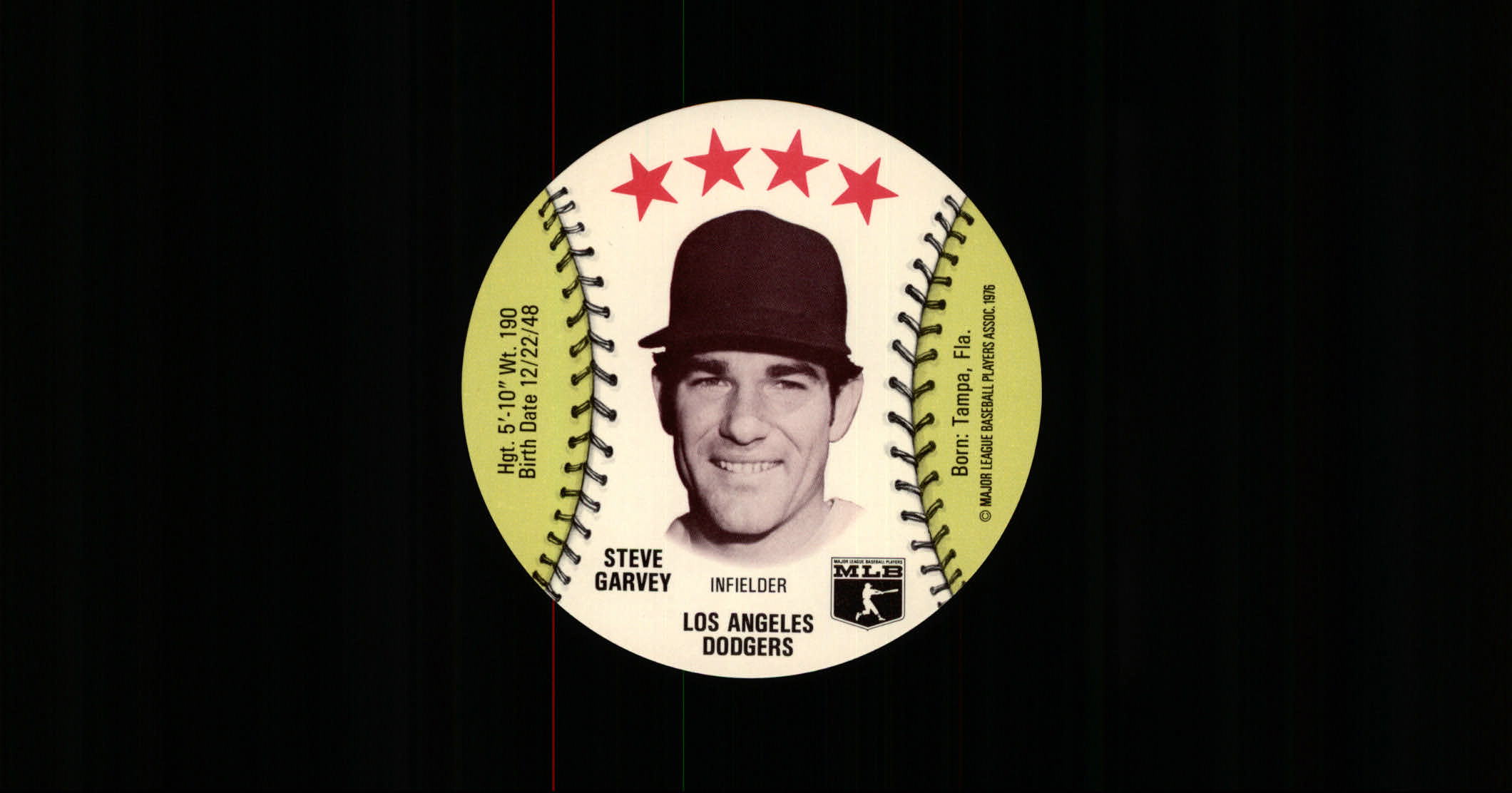 1976 Towne Club Discs #16 Steve Garvey