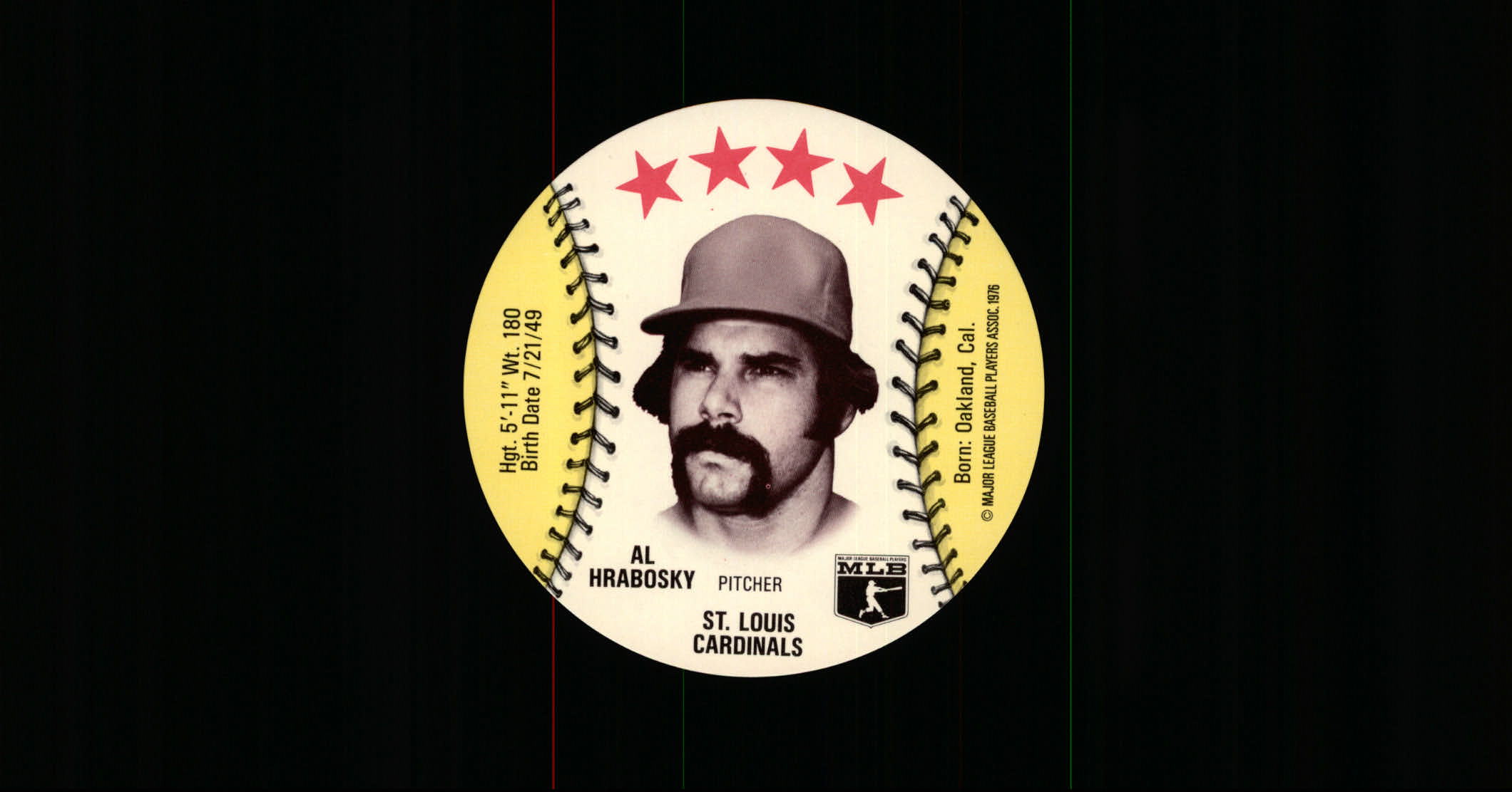 1976 Towne Club Discs #20 Al Hrabosky