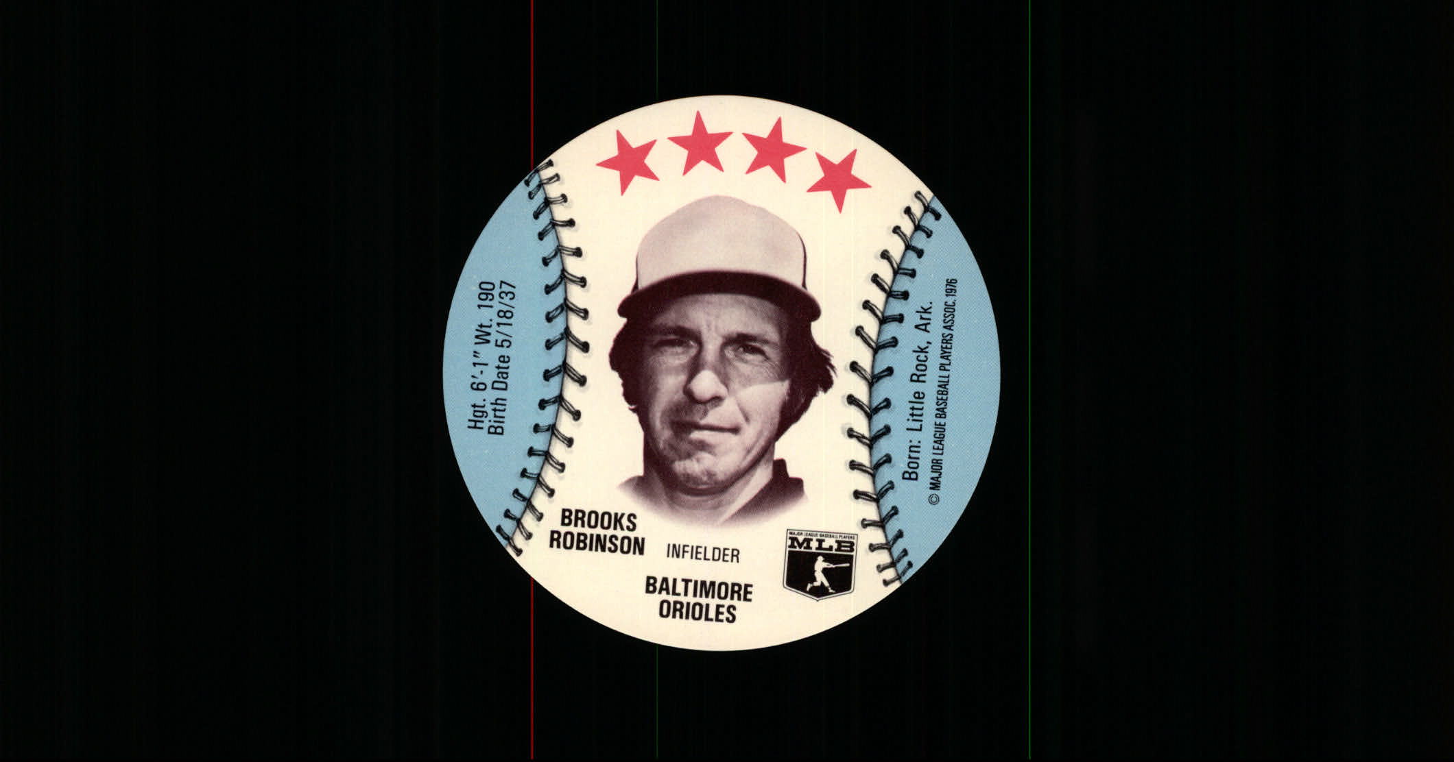1976 Towne Club Discs #48 Brooks Robinson