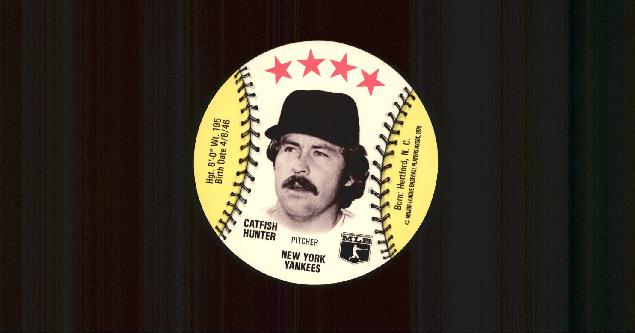 1976 Isaly Discs #21 Catfish Hunter