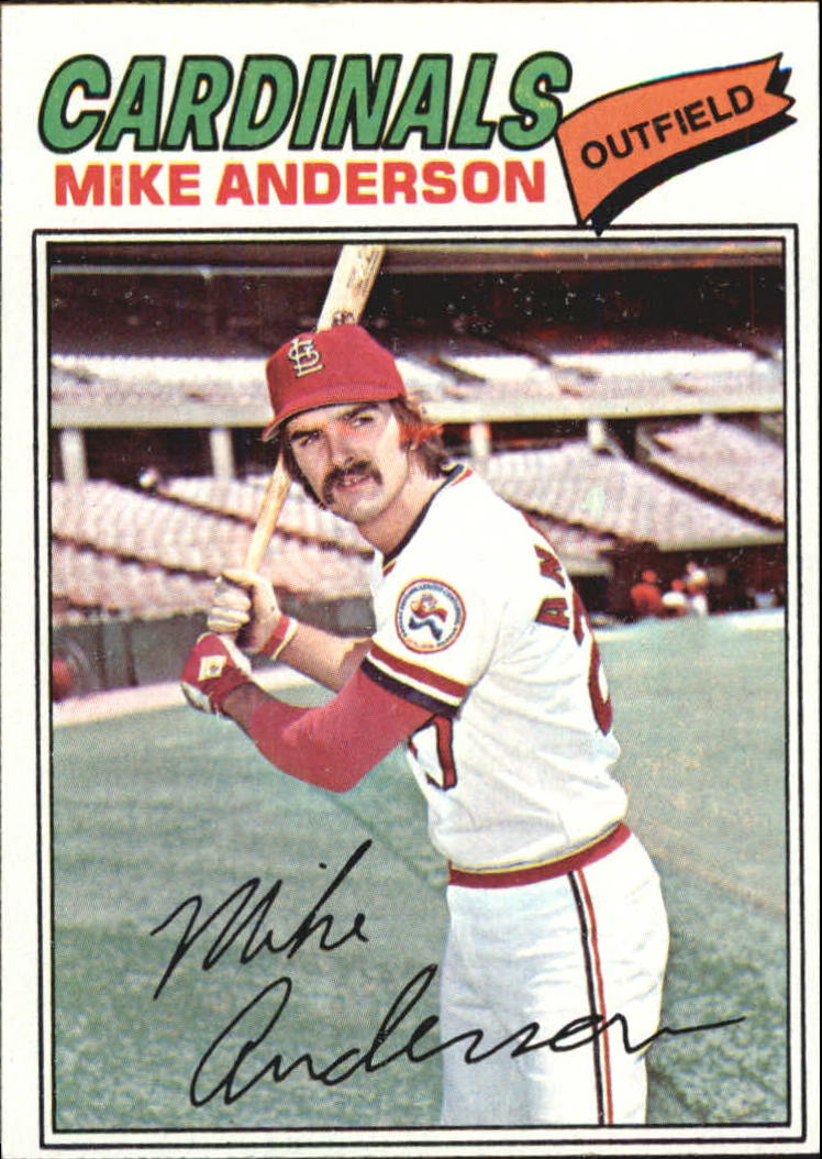 1977 Topps #72 Mike Anderson
