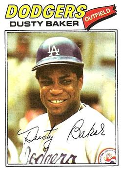 1981 Dodgers Police #12 Dusty Baker - VG