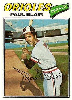 1977 Topps #313 Paul Blair