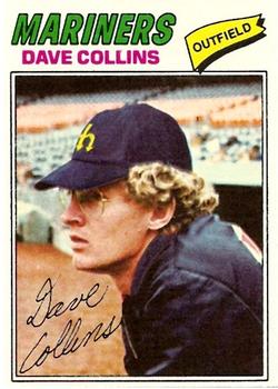 1977 Topps #431 Dave Collins UER/(Photo actually/Bobby Jones)