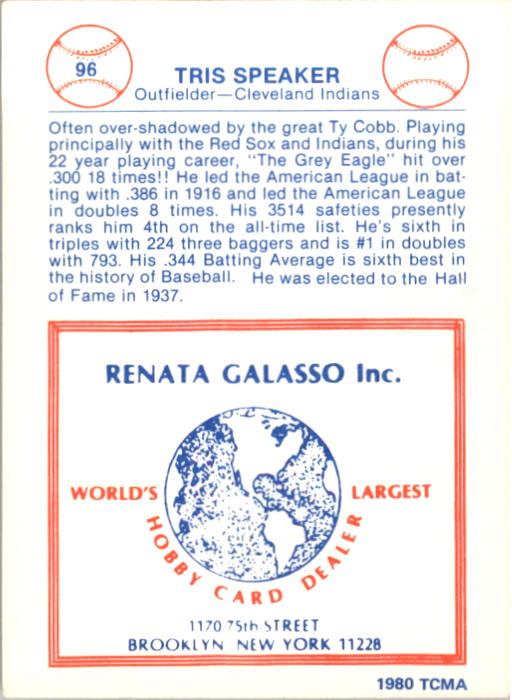 B5782- 1977-84 Galasso Glossy Greats BB #s 1-250 -You Pick- 15+ FREE US SHIP - Picture 87 of 183
