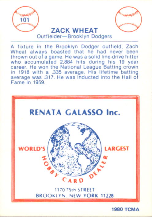 B5782- 1977-84 Galasso Glossy Greats BB #s 1-250 -You Pick- 15+ FREE US SHIP - Picture 95 of 183