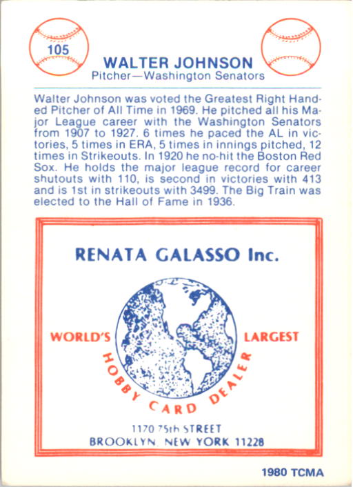 B5782- 1977-84 Galasso Glossy Greats BB #s 1-250 -You Pick- 15+ FREE US SHIP - Picture 97 of 183