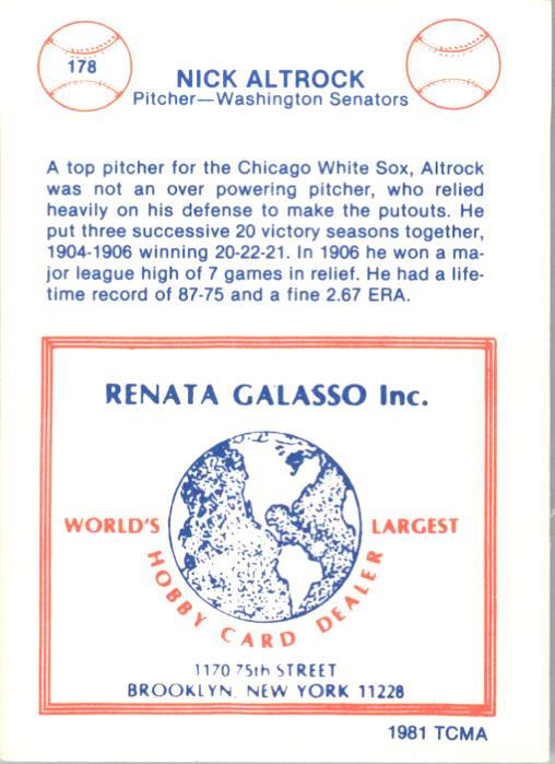 B5782- 1977-84 Galasso Glossy Greats BB #s 1-250 -You Pick- 15+ FREE US SHIP - Picture 177 of 183