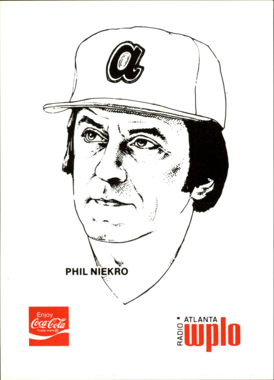 1978 Braves Coke #11 Phil Niekro