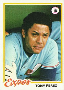 1978 Topps #15 Tony Perez DP