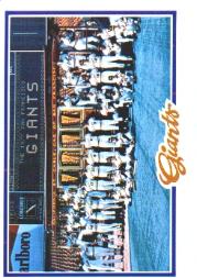 1978 Topps #82 San Francisco Giants CL