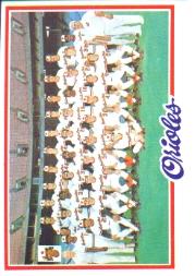 1978 Topps #96 Baltimore Orioles CL