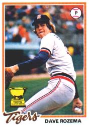 1978 Topps #124 Dave Rozema RC