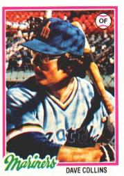 1978 Topps #254 Dave Collins