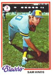 1978 Topps #303 Sam Hinds RC