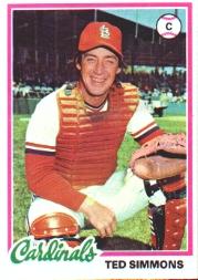 1978 Topps #380 Ted Simmons