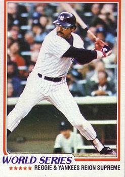 1978 Topps #413 World Series/Reggie Jackson