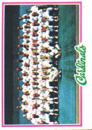 1978 Topps #479 St. Louis Cardinals CL