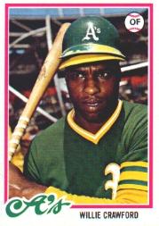 1978 Topps #507 Willie Crawford