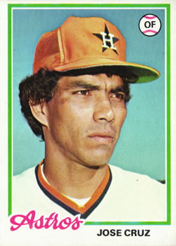 1978 Topps #625 Jose Cruz