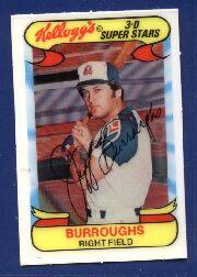 1978 Kellogg's #15 Jeff Burroughs