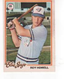 1978 O-Pee-Chee #31 Roy Howell DP