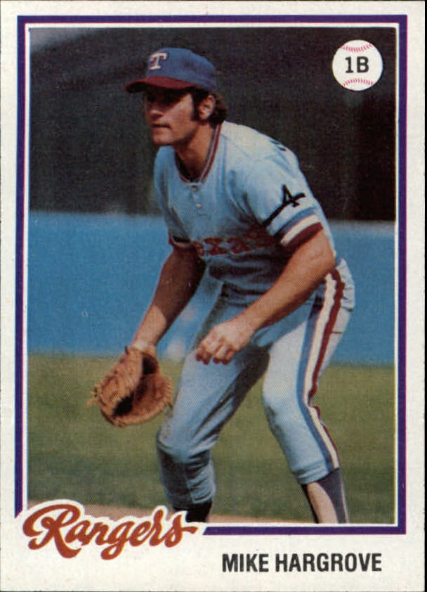 1978 Rangers Burger King #11 Mike Hargrove - NM-MT