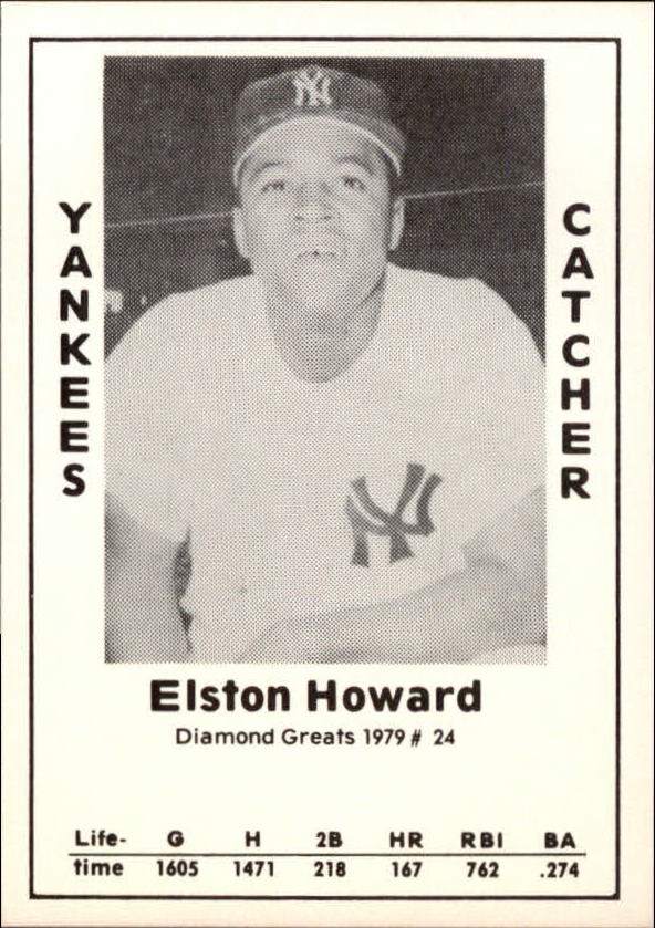 1979 Diamond Greats #24 Elston Howard