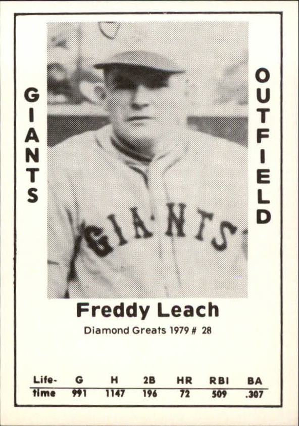 1979 Diamond Greats #28 Freddy Leach