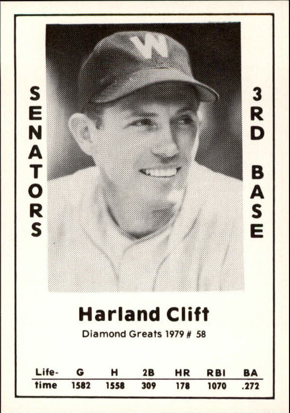 1979 Diamond Greats #58 Harland Clift