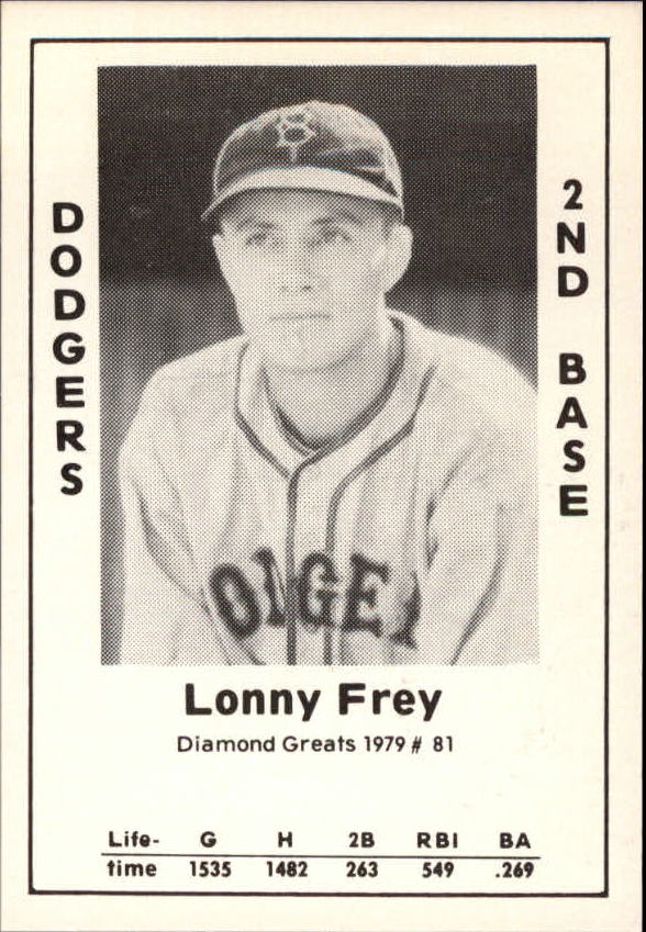 1979 Diamond Greats #81 Lonny Frey