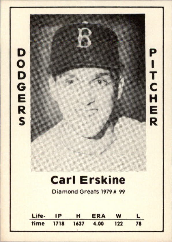 1979 Diamond Greats #99 Carl Erskine