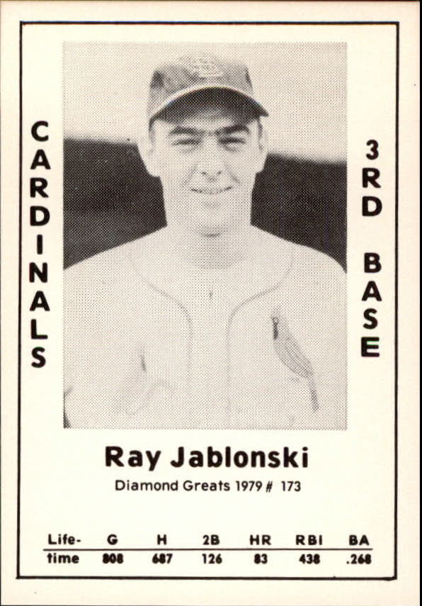 1979 Diamond Greats #173 Ray Jablonski