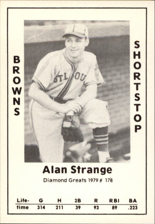 1979 Diamond Greats #178 Alan Strange