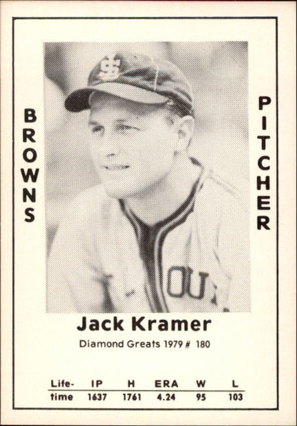 1979 Diamond Greats #180 Jack Kramer