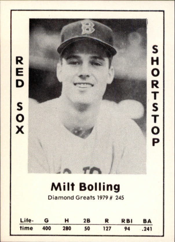 1979 Diamond Greats #245 Milt Bolling
