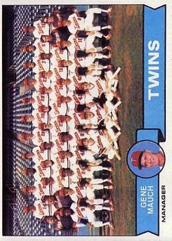 1979 Topps #41 Minnesota Twins CL/Gene Mauch MG