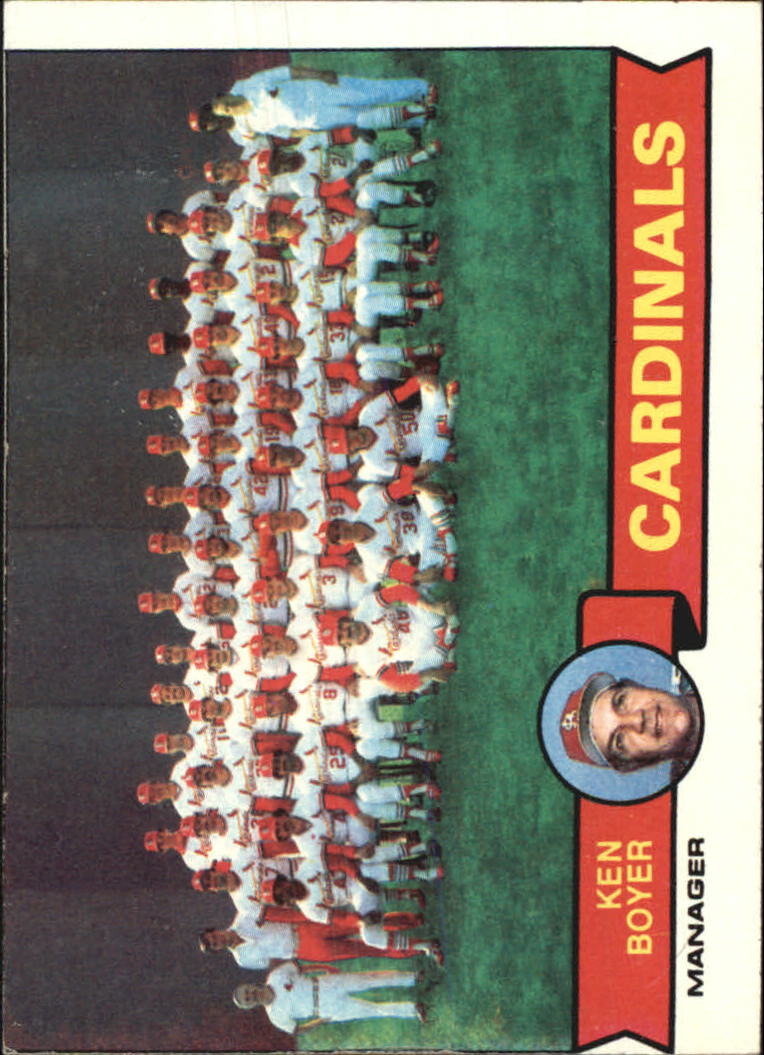 1979 Topps #192 St. Louis Cardinals CL/Ken Boyer MG