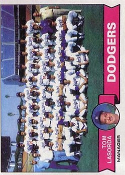 1979 Topps #526 Los Angeles Dodgers CL/Tom Lasorda MG