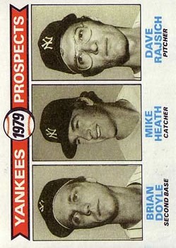 1979 Topps #710 Brian Doyle RC/Mike Heath RC/Dave Rajsich RC