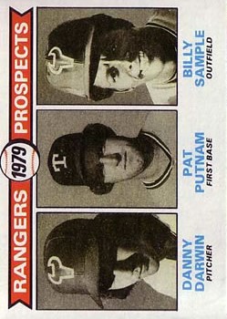1979 Topps #713 Danny Darwin RC/Pat Putnam/Billy Sample RC