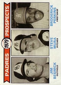 1979 Topps #725 Jim Beswick RC/Steve Mura RC/Broderick Perkins RC