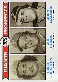1979 Topps #726 Greg Johnston RC/Joe Strain RC/John Tamargo RC