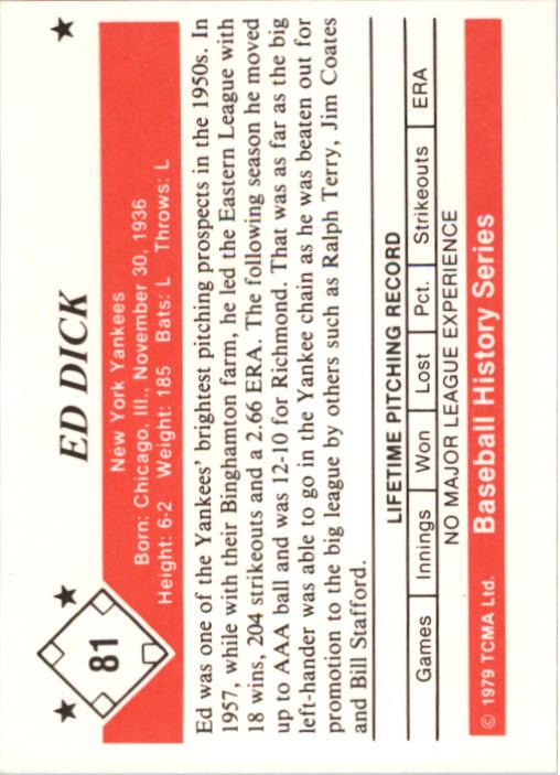 A8453- 1979 TCMA 50's Baseball Karten 1-200 Hofers -du Pick- 15 + Free US Schiff - Bild 163 von 389