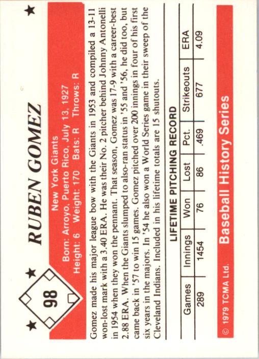 A8453- 1979 TCMA 50's Baseball Karten 1-200 Hofers -du Pick- 15 + Free US Schiff - Bild 195 von 389