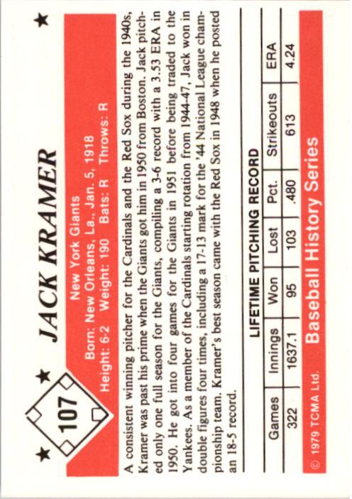 A8453- 1979 TCMA 50's Baseball Karten 1-200 Hofers -du Pick- 15 + Free US Schiff - Bild 213 von 389