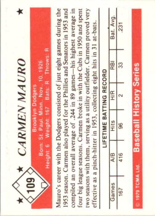 A8453- 1979 TCMA 50's Baseball Karten 1-200 Hofers -du Pick- 15 + Free US Schiff - Bild 217 von 389