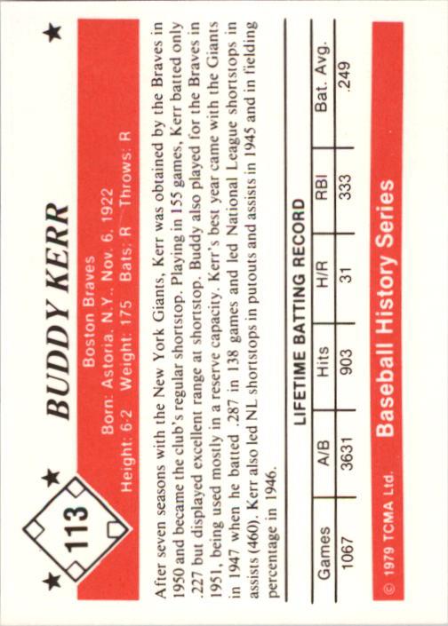 A8453- 1979 TCMA 50's Baseball Karten 1-200 Hofers -du Pick- 15 + Free US Schiff - Bild 225 von 389