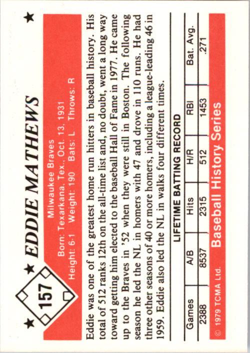 A8453- 1979 TCMA 50's Baseball Karten 1-200 Hofers -du Pick- 15 + Free US Schiff - Bild 305 von 389