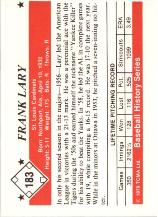 A8453- 1979 TCMA 50's Baseball Karten 1-200 Hofers -du Pick- 15 + Free US Schiff - Bild 355 von 389